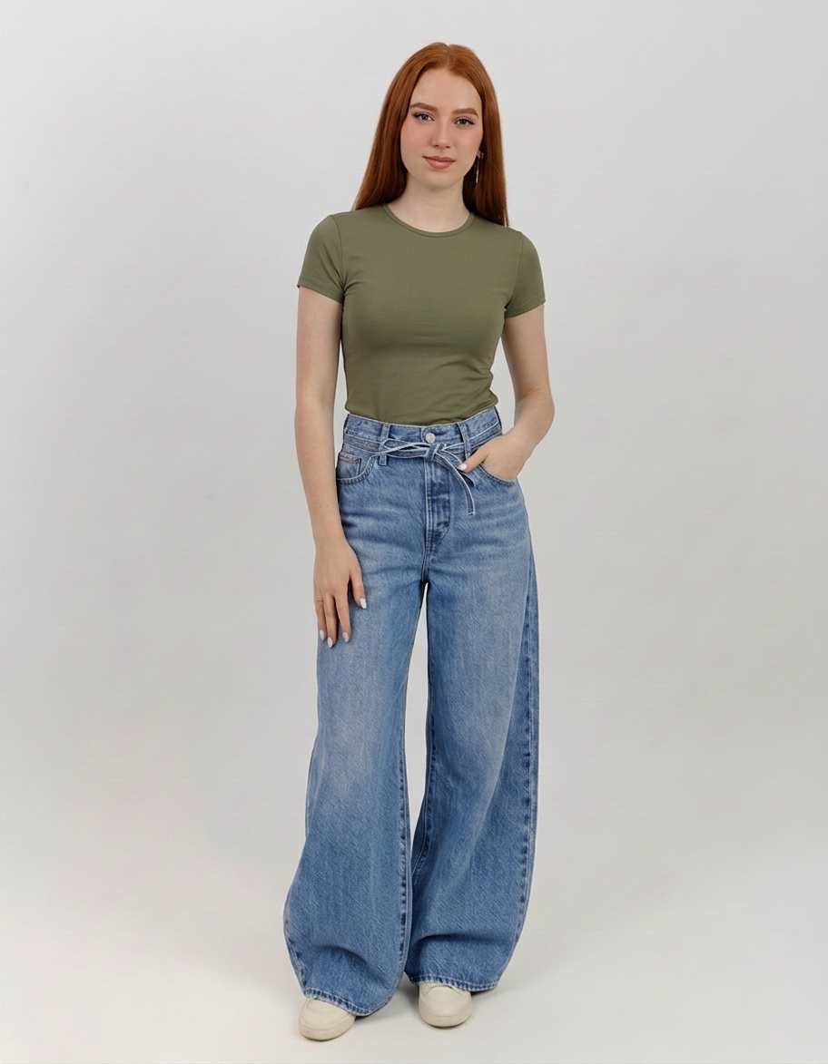 Short Sleeve Basic Top