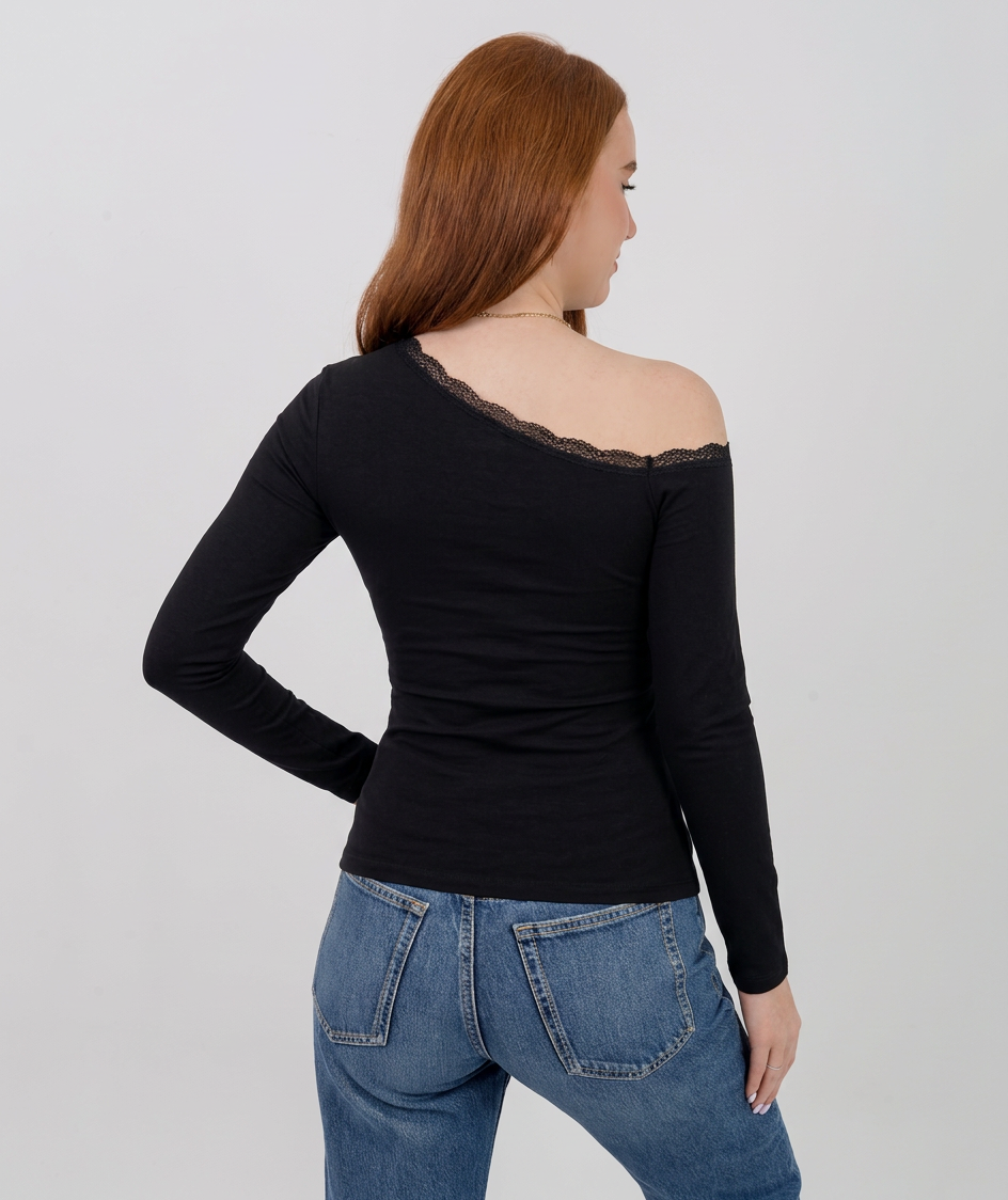 Lace Off-Shoulder Top