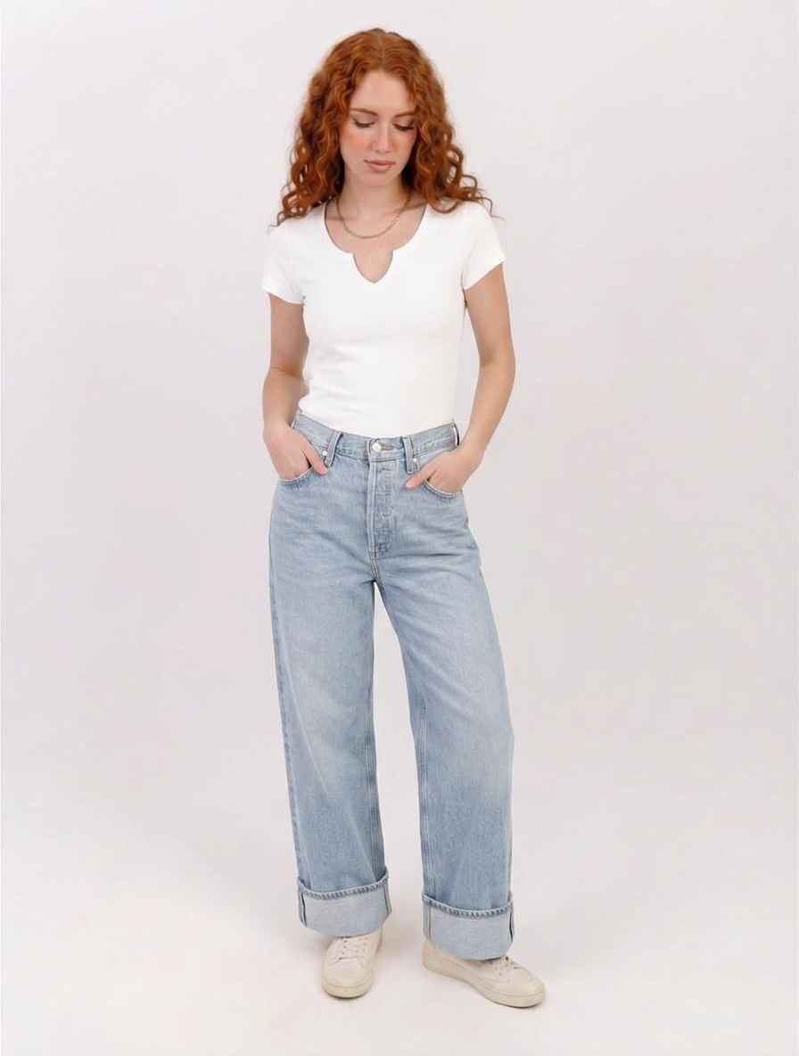 Keyhole Short Sleeve Top