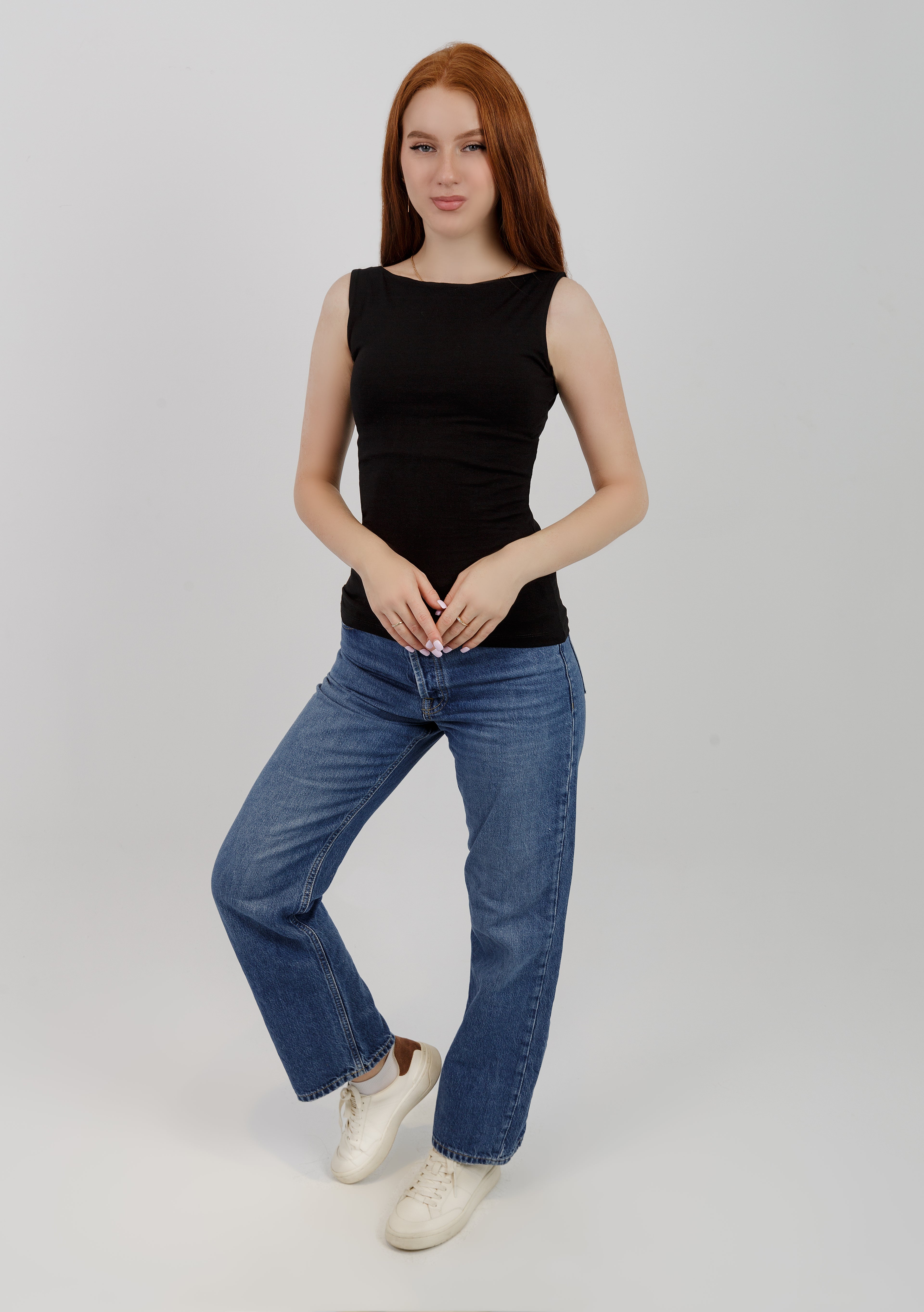 Straight Neck Tank Top