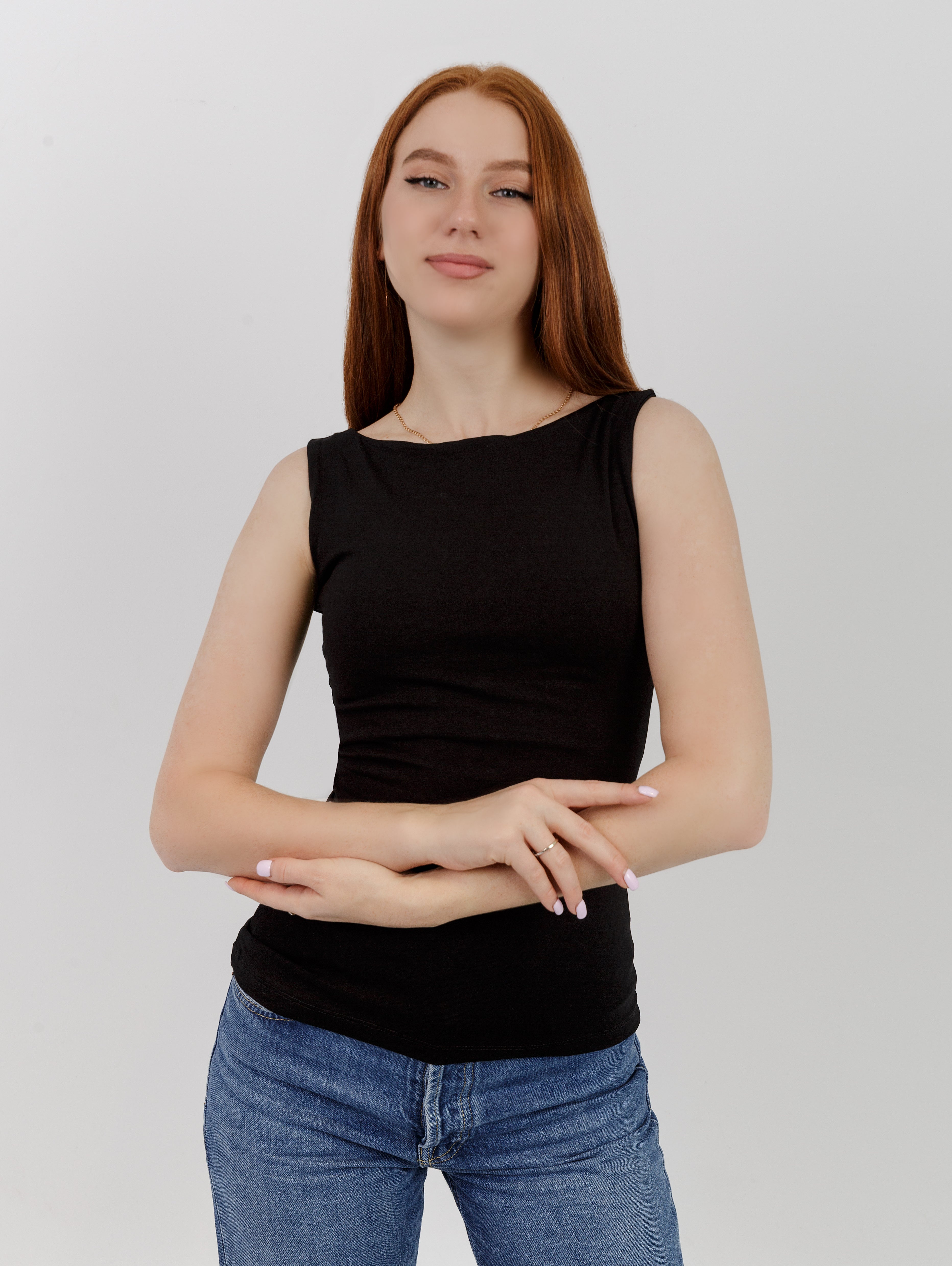 Straight Neck Tank Top