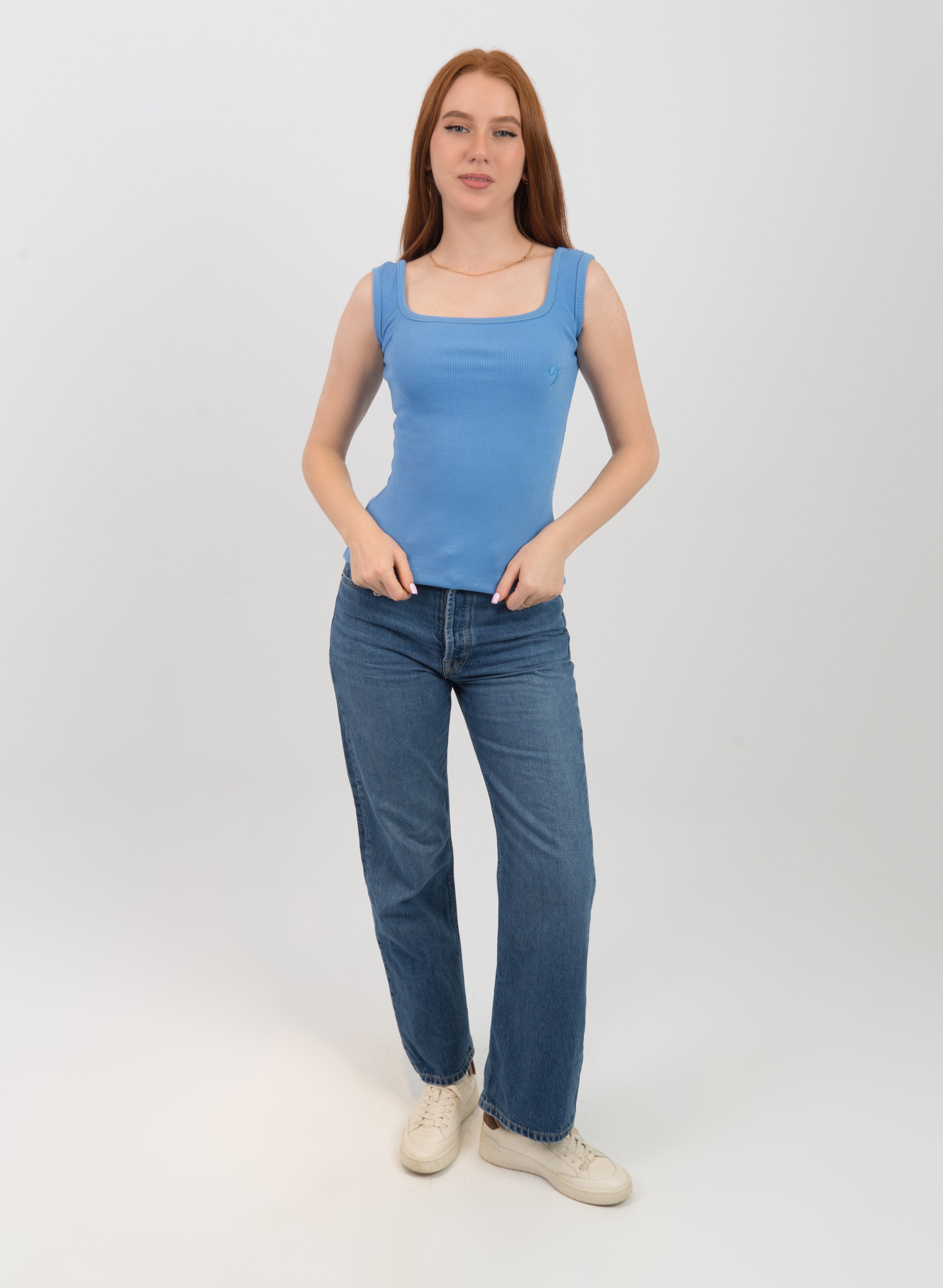 Derby Tank Top -Square Neck