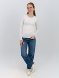 Round Neck Long Sleeve Top