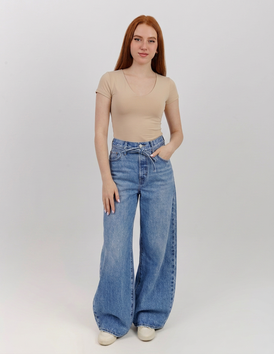 V-Neck Short Sleeve Top