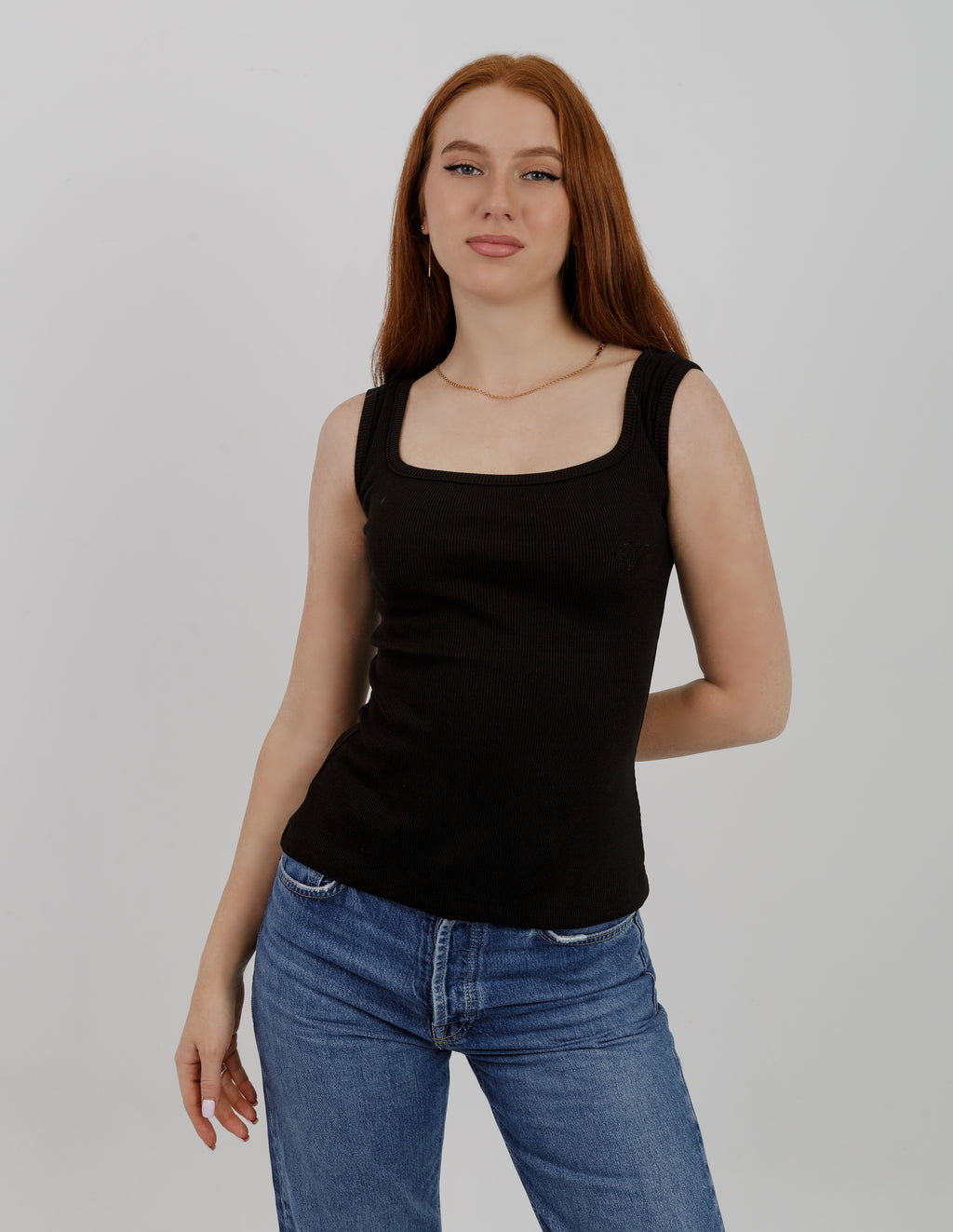 Derby Tank Top -Square Neck