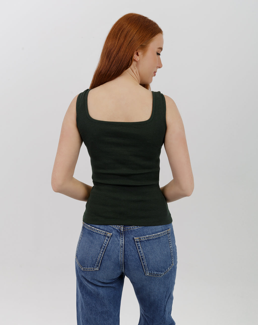 Derby Tank Top -Square Neck