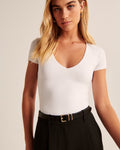 V-Neck Short Sleeve Top