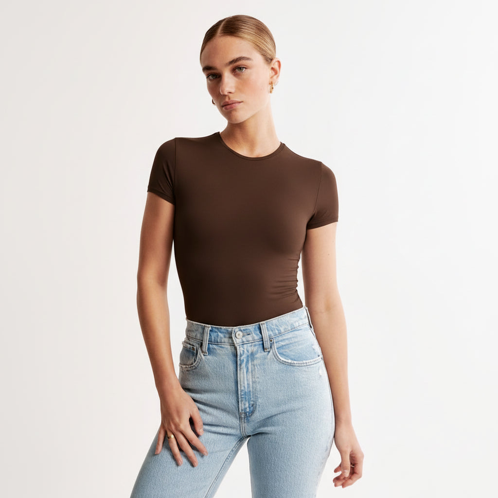 Short Sleeve Basic Top