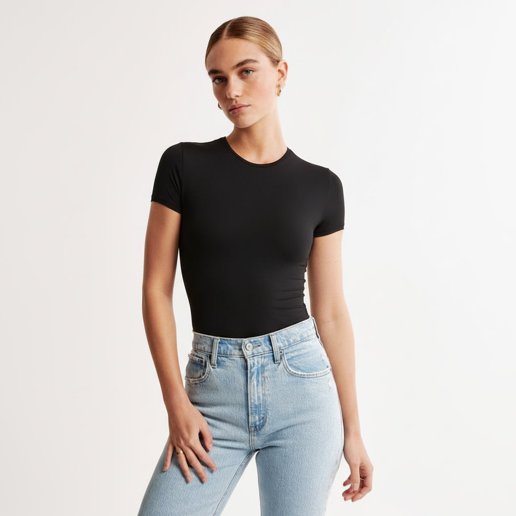 Short Sleeve Basic Top